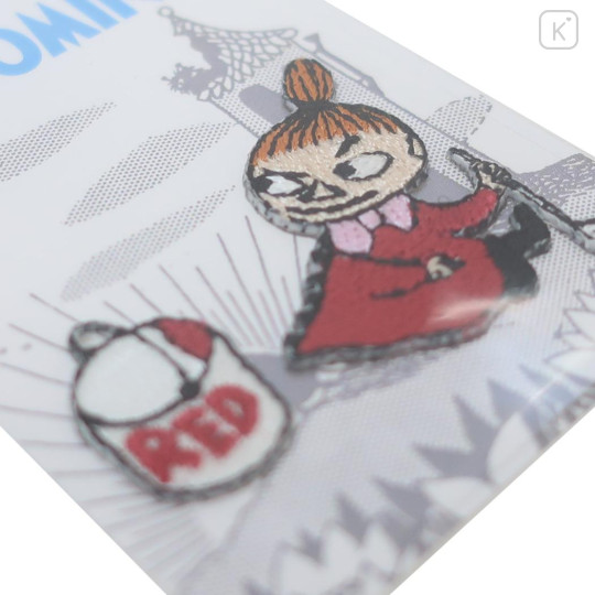 Japan Moomin Embroidery Iron-on Applique Patch - Little My / Smirk - 2