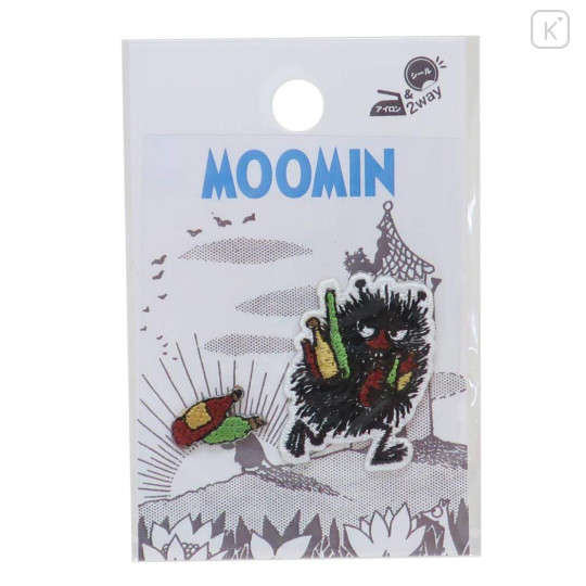 Japan Moomin Embroidery Iron-on Applique Patch - Stinky - 1