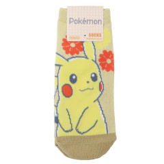 Japan Pokemon Socks - Pikachu / Flower