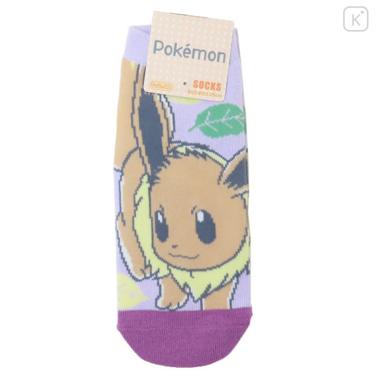 Japan Pokemon Socks - Eevee / Purple - 1