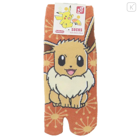 Japan Pokemon Women's Tabi Socks - Eevee - 1