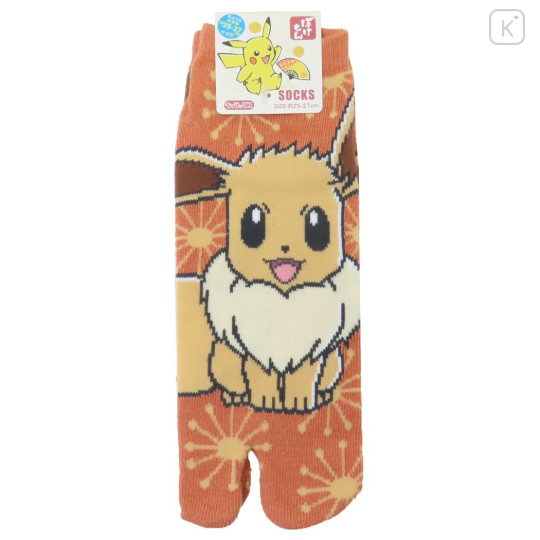 Japan Pokemon Men's Tabi Socks - Eevee - 1