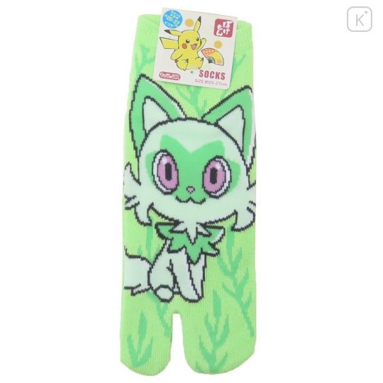 Japan Pokemon Men's Tabi Socks - Sprigatito - 1