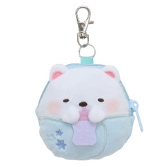 Japan San-X Mascot Mini Pouch - Sumikko Gurashi / Baby Shirokuma