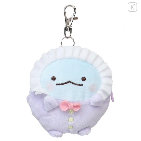 Japan San-X Mascot Mini Pouch - Sumikko Gurashi / Baby Tokage - 1