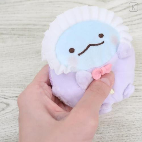 Japan San-X Mascot Mini Pouch - Sumikko Gurashi / Baby Tokage - 4