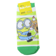 Japan Minions Socks - Bob & Bear Tim / Green