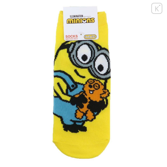 Japan Minions Socks - Bob & Bear Tim / Yellow - 1