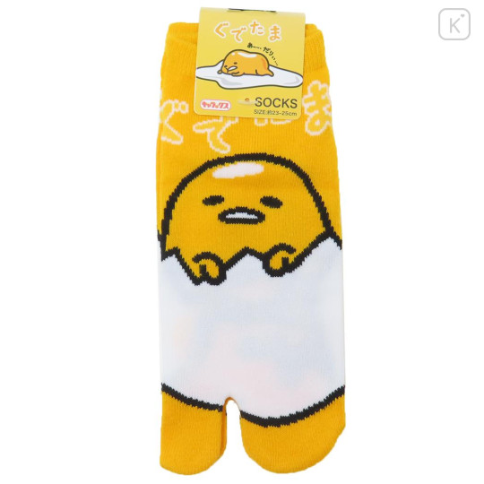 Japan Sanrio Women's Tabi Socks - Gudetama - 1