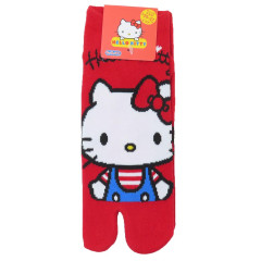 Japan Sanrio Men's Tabi Socks - Hello Kitty / Red