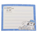 Japan Peanuts Mini Notepad - Snoopy & Brother Olaf Comic - 3