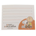 Japan Peanuts Mini Notepad - Snoopy & Charlie Comic - 3