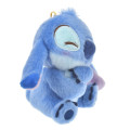 Japan Disney Store Fluffy Plush Keychain - Stitch : Cutesy Act Gyutto Cute - 3
