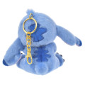 Japan Disney Store Fluffy Plush Keychain - Stitch : Cutesy Act Gyutto Cute - 4