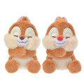 Japan Disney Store Fluffy Plush Keychain - Chip : Cutesy Act Gyutto Cute - 5