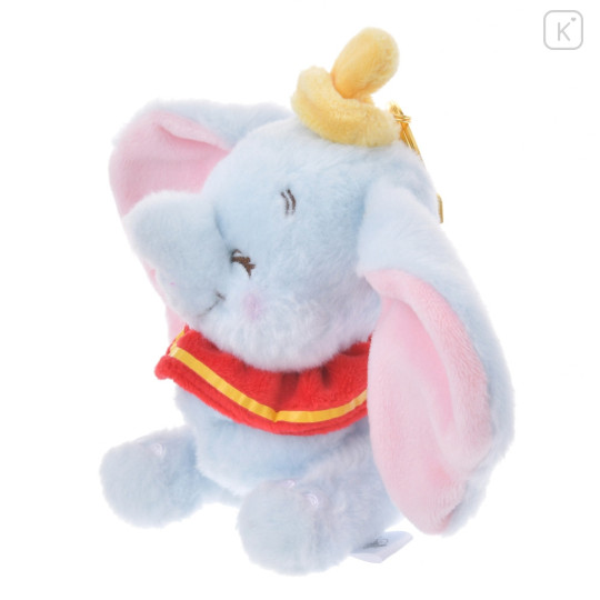 Japan Disney Store Fluffy Plush Keychain - Dumbo / Cutesy Act Gyutto Cute - 2