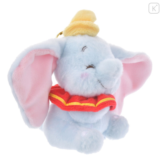 Japan Disney Store Fluffy Plush Keychain - Dumbo / Cutesy Act Gyutto Cute - 3