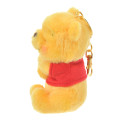 Japan Disney Store Fluffy Plush Keychain - Pooh : Cutesy Act Gyutto Cute - 2