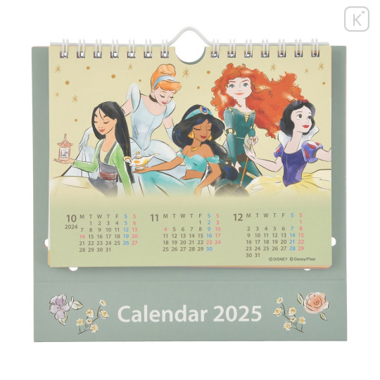 Japan Disney Store Desk Calendar - Princesses / 2025 - 1