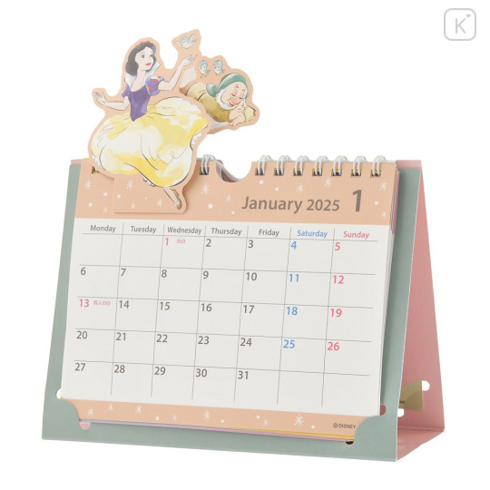 Japan Disney Store Desk Calendar - Princesses / 2025 - 2