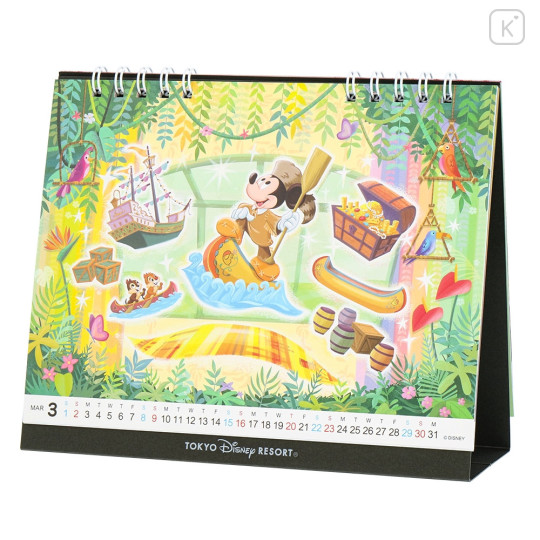 Japan Tokyo Disney Resort Desk Calendar - Movie Scene : 2025 - 4