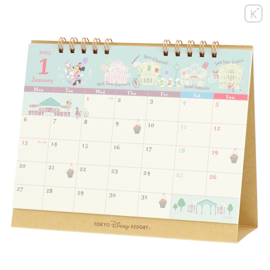 Japan Tokyo Disney Resort Desk Calendar - 2025 - 2