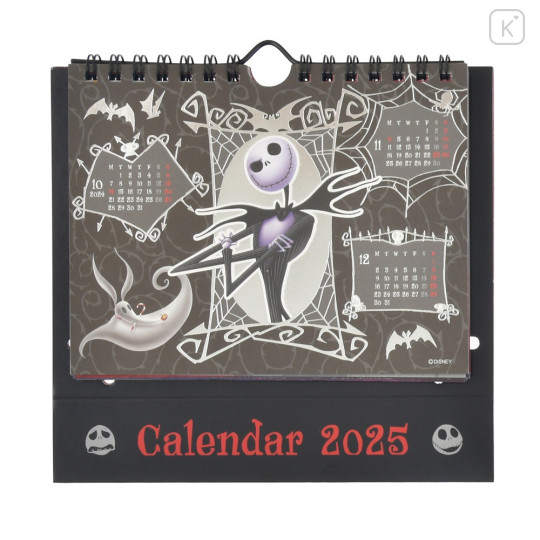 Japan Disney Store Desk Calendar - Tim Burton's The Nightmare Before Christmas / 2025 - 1