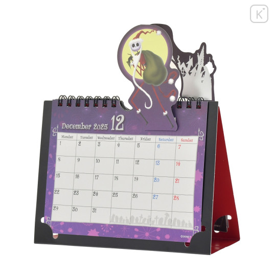 Japan Disney Store Desk Calendar - Tim Burton's The Nightmare Before Christmas / 2025 - 5