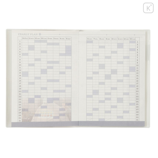 Japan Disney Store B6 Planner Monthly Schedule Book - Baymax : 2025 - 7