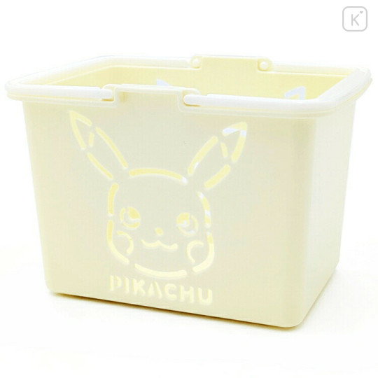 Japan Pokemon Mini Basket - Pikachu / White - 1