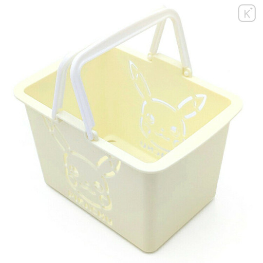 Japan Pokemon Mini Basket - Pikachu / White - 2