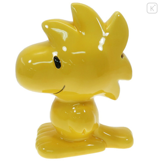 Japan Peanuts Ceramic Piggy Bank - Woodstock - 1