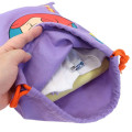 Japan Disney Drawstring Pouch - Ariel / Purple - 3