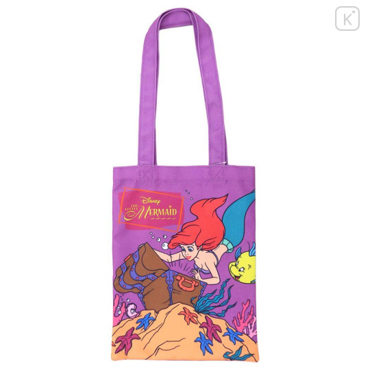 Japan Disney Mini Tote Bag - Ariel / Purple - 1