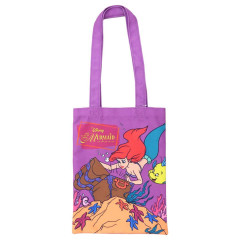 Japan Disney Mini Tote Bag - Ariel / Purple