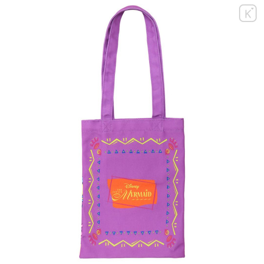 Japan Disney Mini Tote Bag - Ariel / Purple - 2