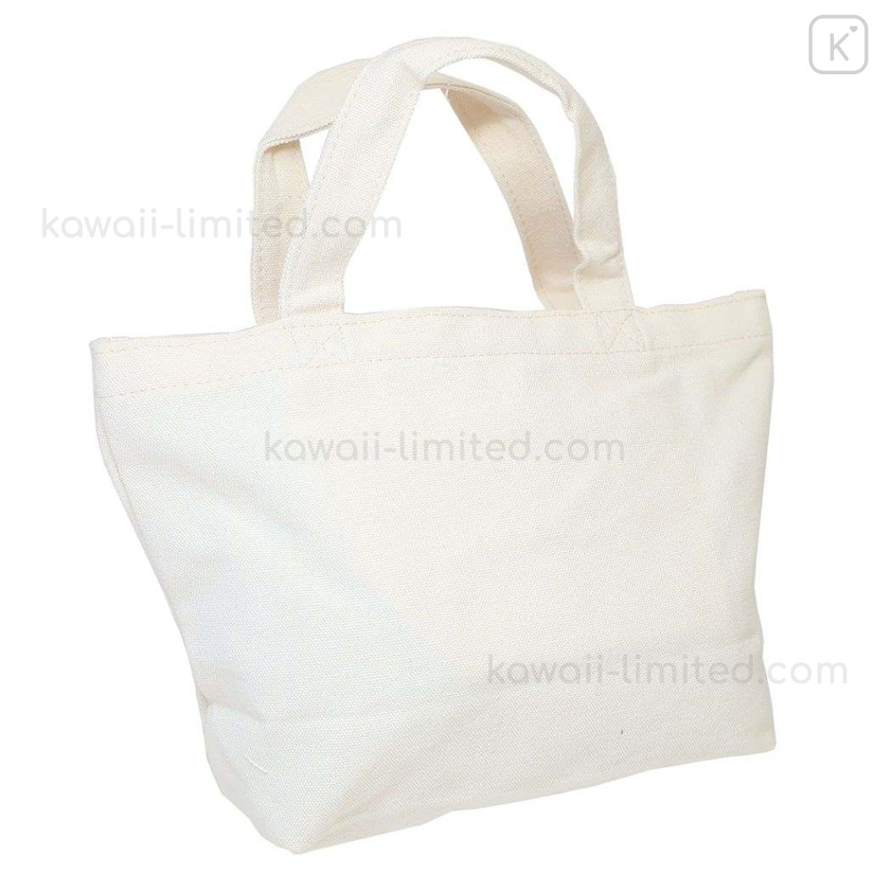 ★TOUT Y EST★ GNRL Mini Canvas Tote Bag WHITE WBD2L92509 WB Japan Tom and Jerry Mini Tote Bag - Cheese | Kawaii Limited