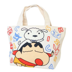 Japan Crayon Shinchan Mini Tote Bag - Shinchan & Shiro