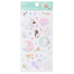 Japan Disney Clear Sticker - Ariel / Pastel