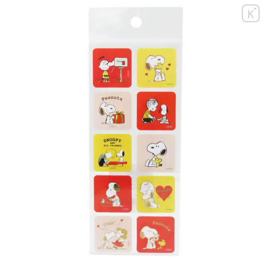 Japan Peanuts Seal Sticker - Snoopy / Love - 1