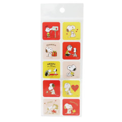 Japan Peanuts Seal Sticker - Snoopy / Love