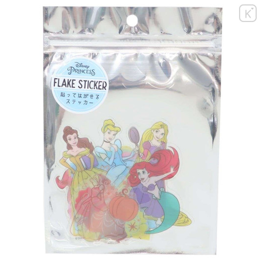 Japan Disney Big Vinyl Sticker - Princesses - 1