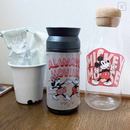 Japan Disney Big Flake Sticker Set - Mickey Mouse & Minnie Mouse : Classic - 3
