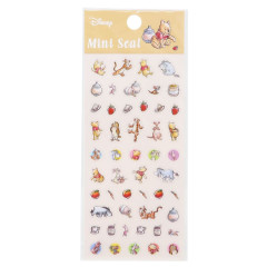 Japan Disney Mini Seal Sticker - Winnie The Pooh & Friends