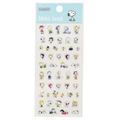 Japan Peanuts Mini Seal Sticker - Snoopy & Kids