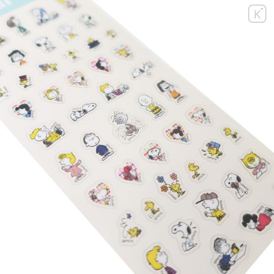 Japan Peanuts Mini Seal Sticker - Snoopy & Kids - 2