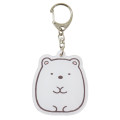 Japan San-X Acrylic Name Tag Keychain - Sumikko Gurashi / Shirokuma - 1