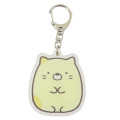 Japan San-X Acrylic Name Tag Keychain - Sumikko Gurashi / Neko - 1