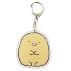 Japan San-X Acrylic Name Tag Keychain - Sumikko Gurashi / Tonkatsu Fried Pork