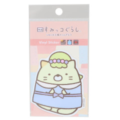 Japan San-X Vinyl Sticker - Lady Neko / Sumikko Gurashi Movie The Mysterious Child of the Makeshift Factory